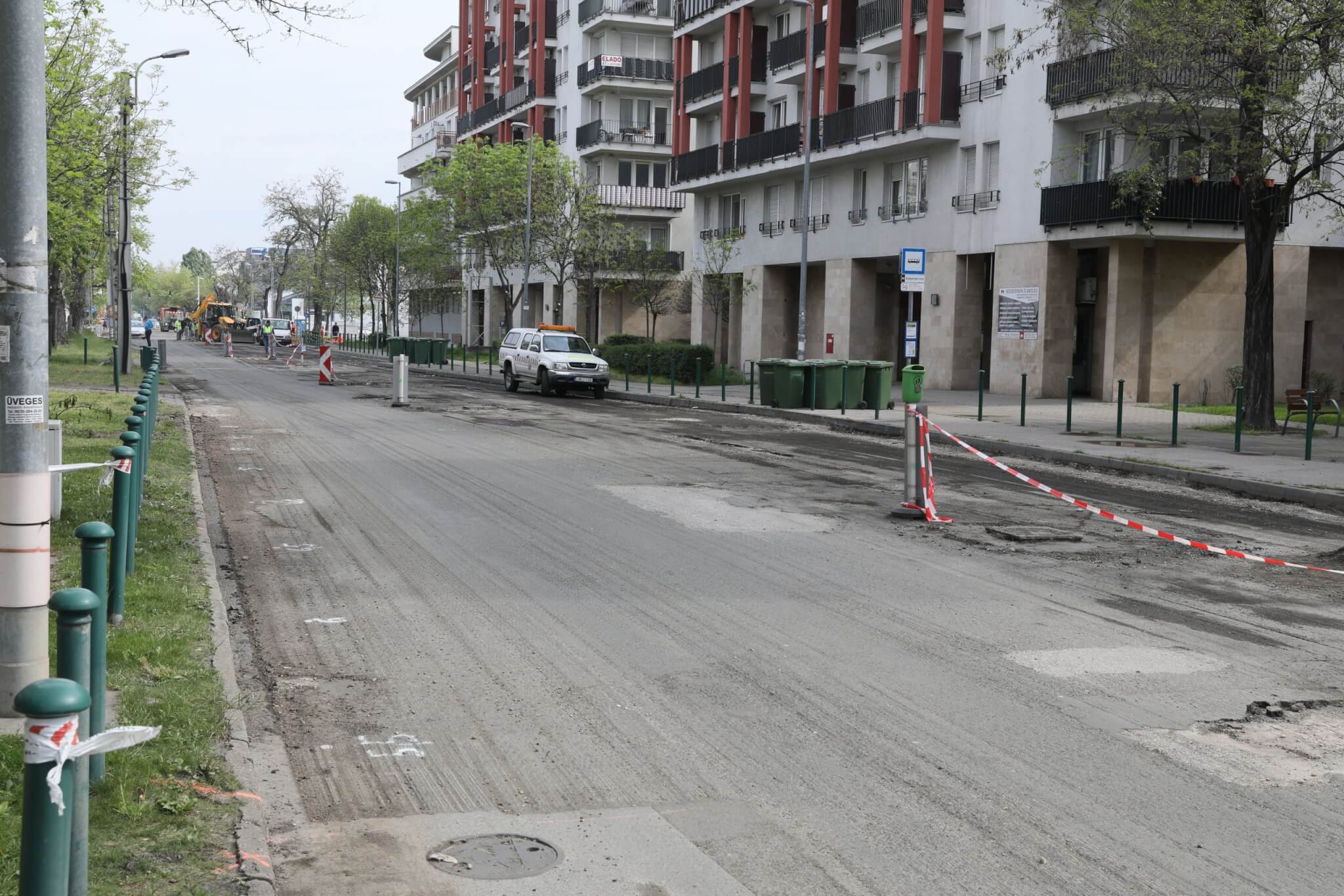 Megkezdődött a Röppentyű utca felújítása