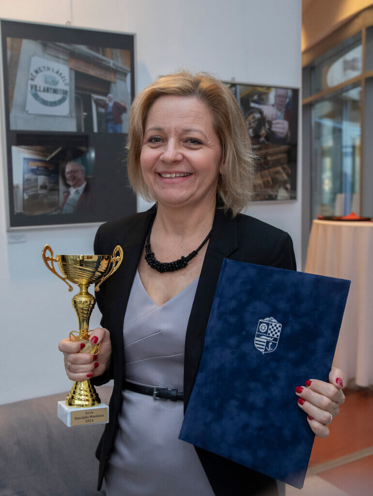 2024. szociális munkása: Mondyné Barta Zsuzsanna 