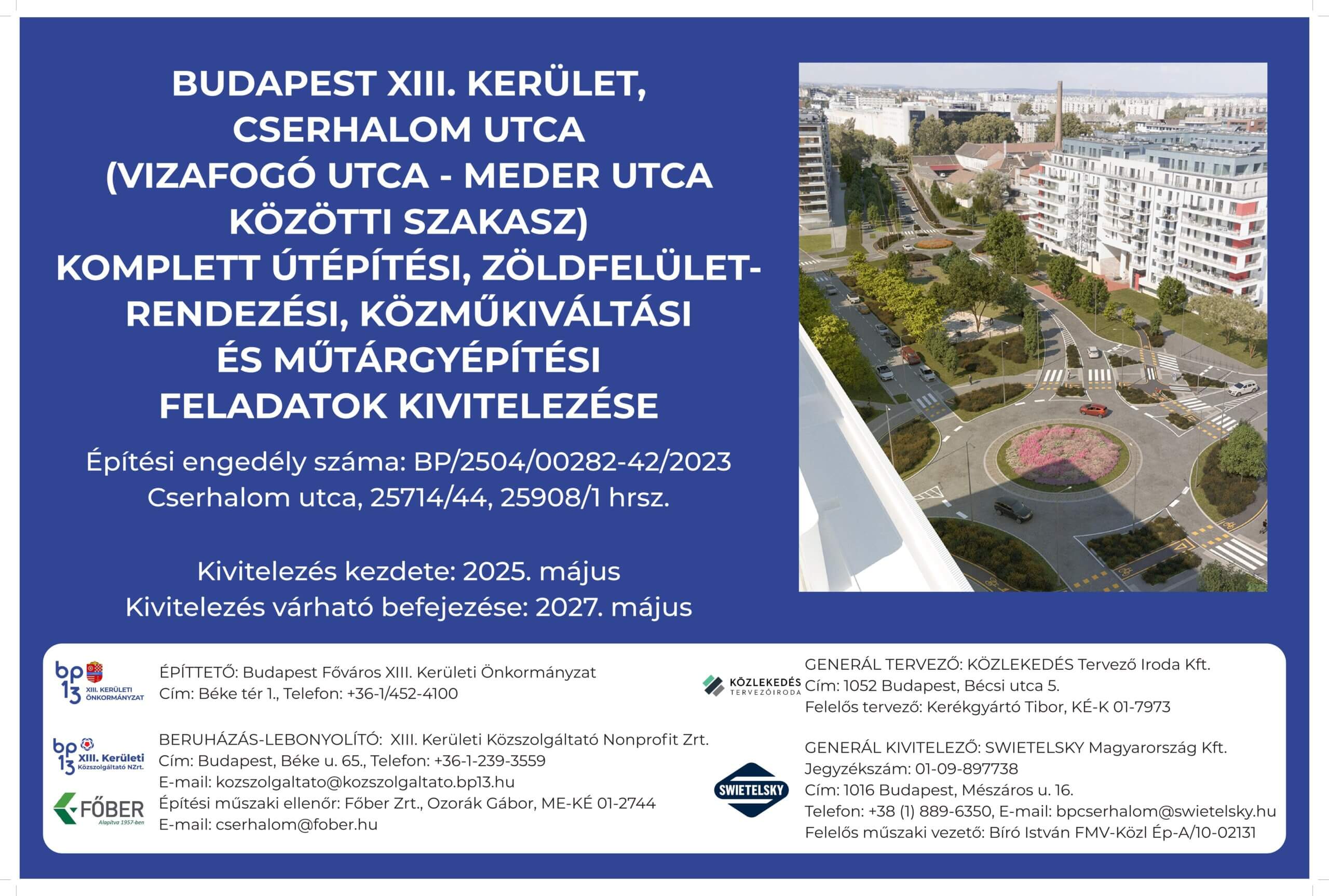 Cserhalom projekttábla