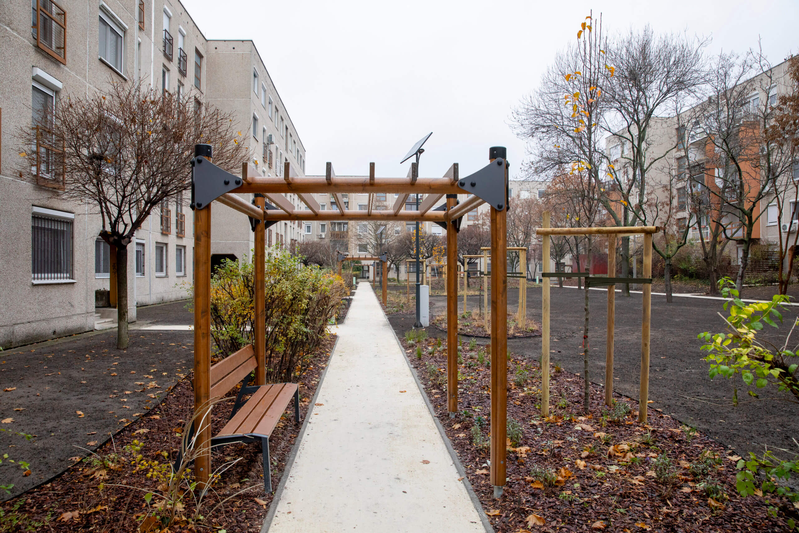 Ördögmalom utca belső udvara