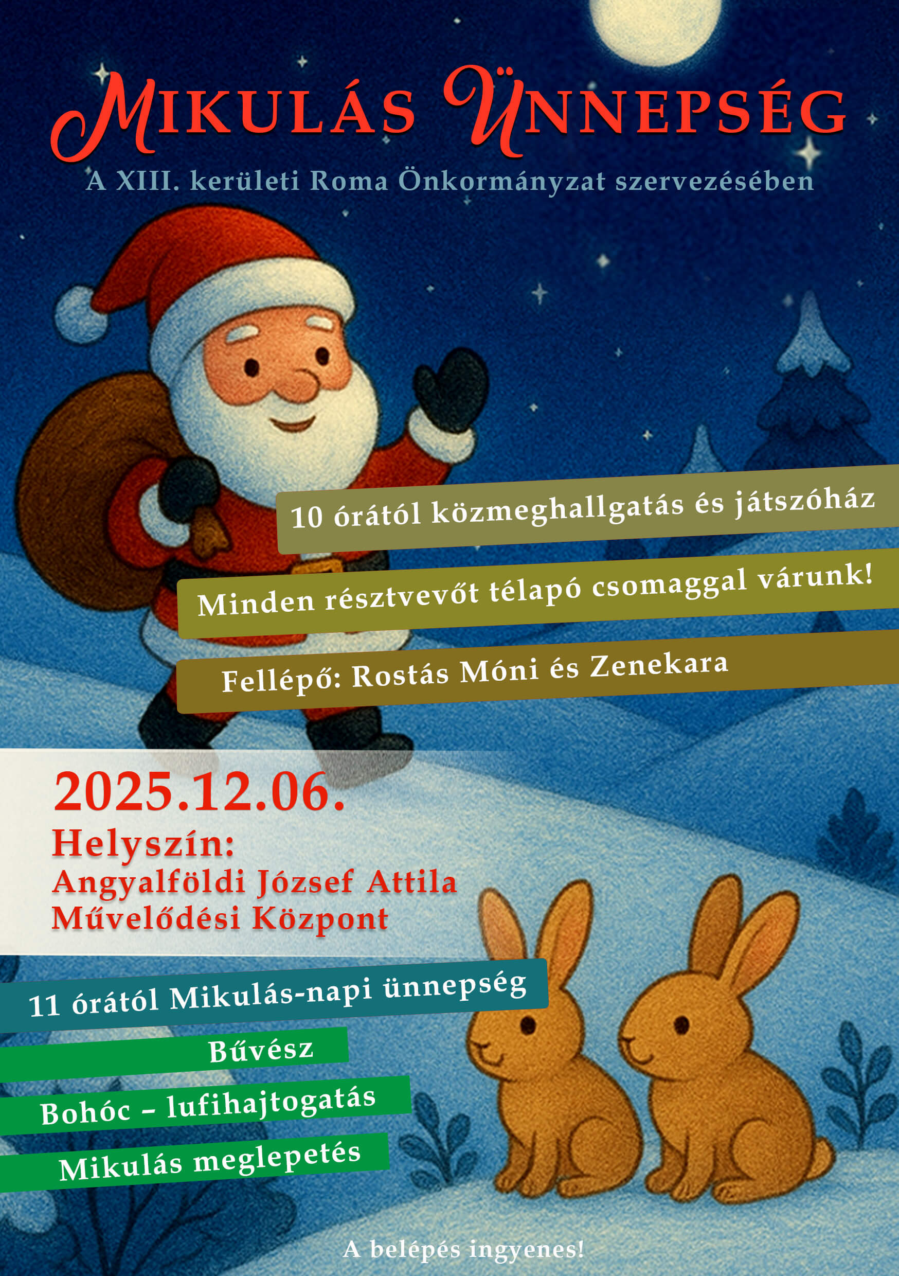 Meghívó Mikulás ünnepségre