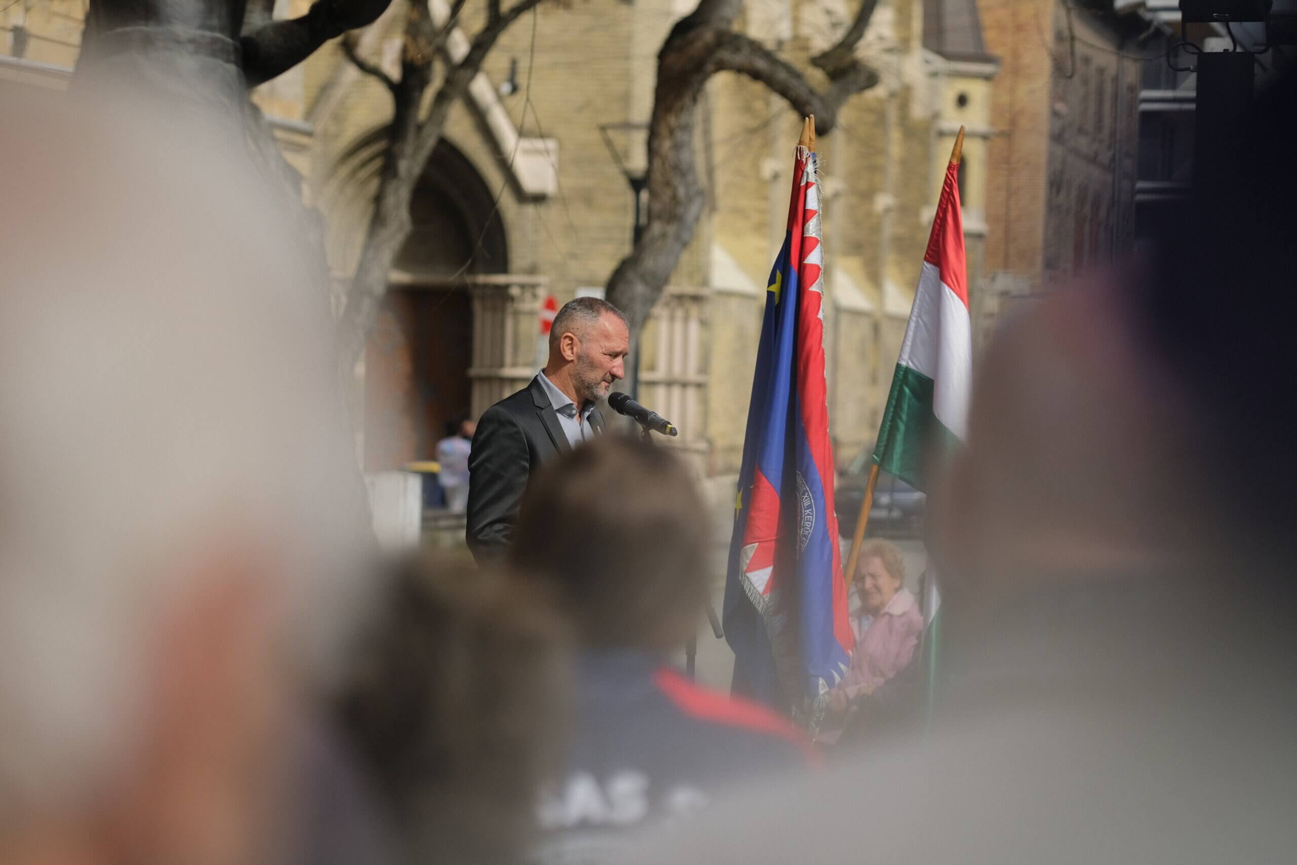 Kovács "Kokó" István a Papp László ünnepségen