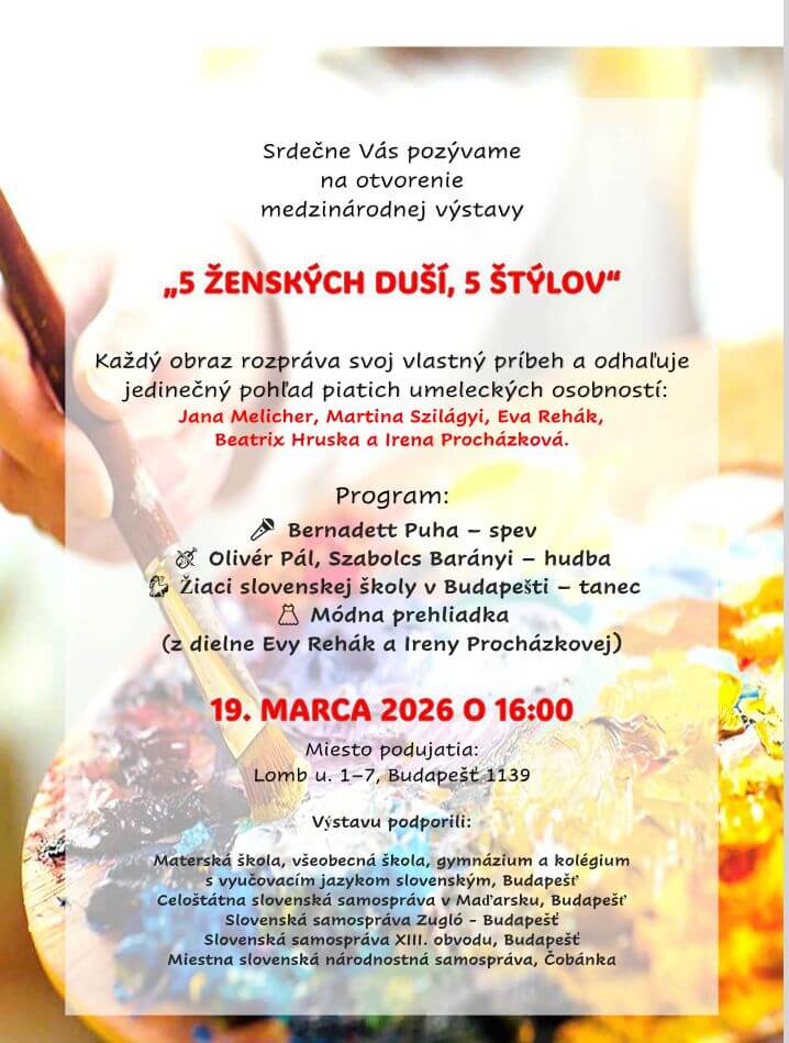 Március 19-i kiállítás programja