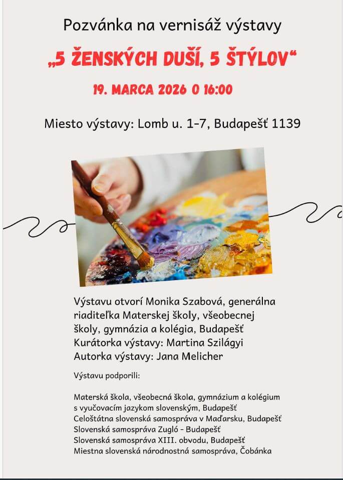 Meghívó festmény kiállításra március 19.